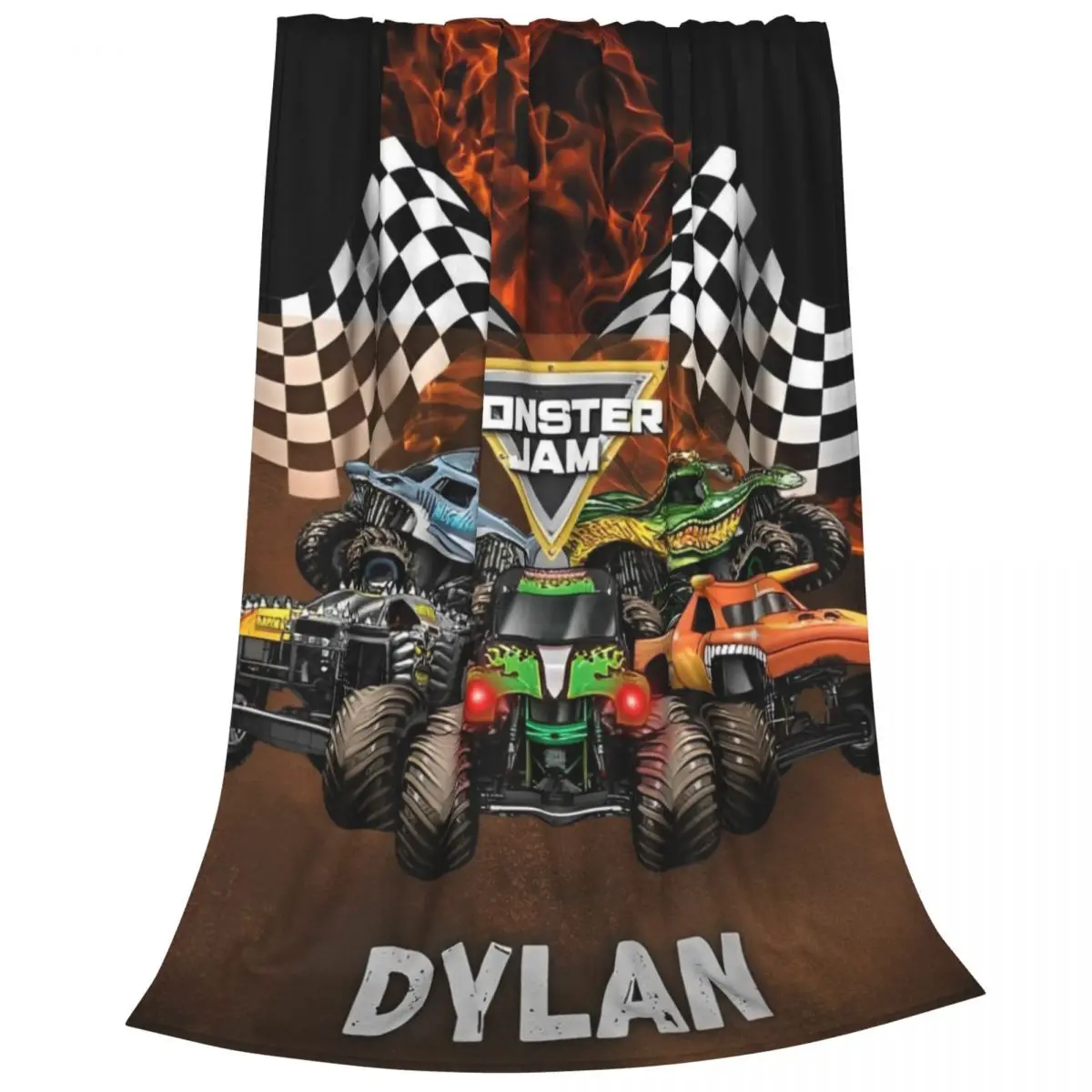 Monster Jam Grave Digger Truck коралловый флис плюшевое одеяло одеяла для дивана автомобиля