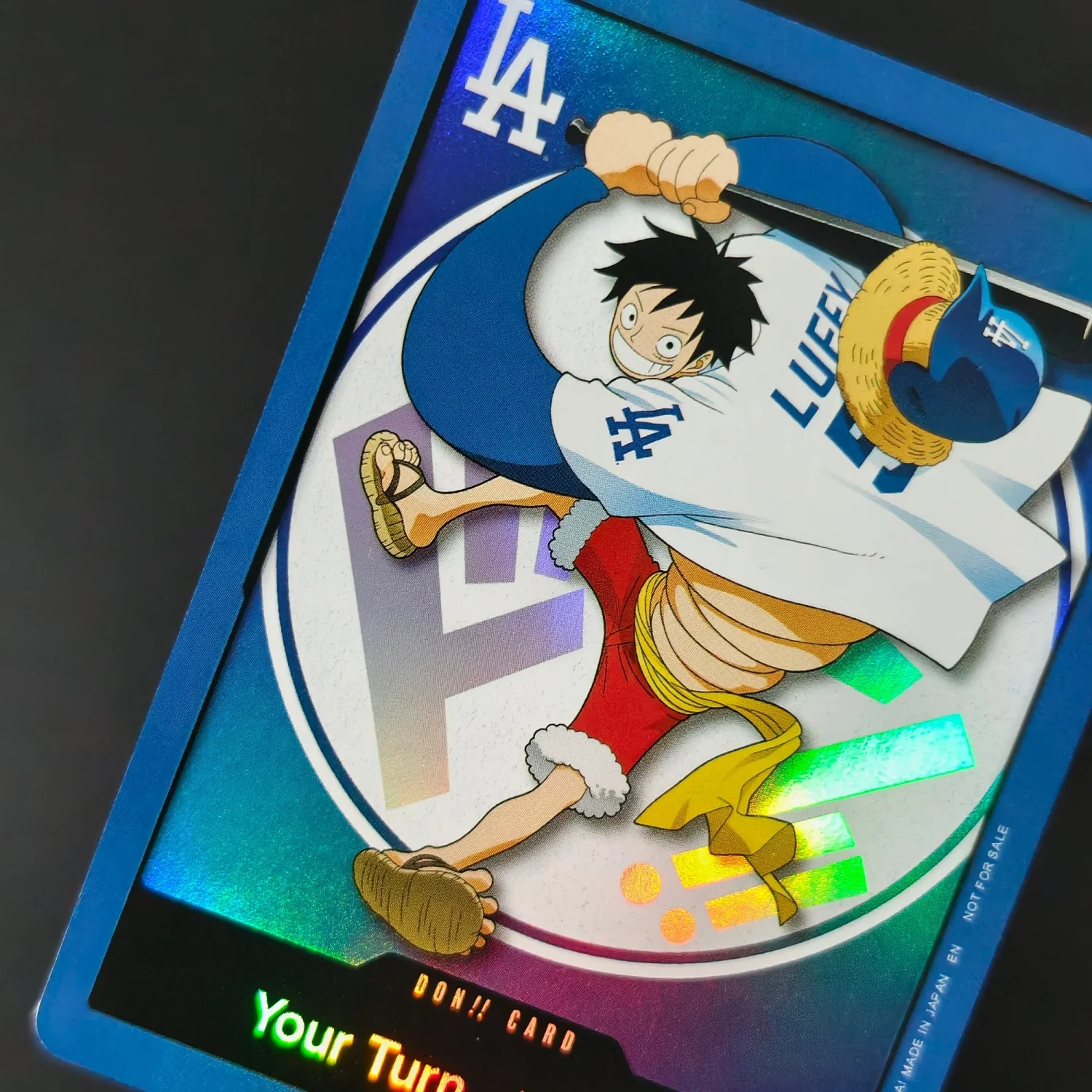 Фото DIY Proxy OPCG Английский ДОН!! Карточка Бейсбол Луффи 2026 One Piece Ночная Промо-игра Коллекционная Карточка-Игрушка №4