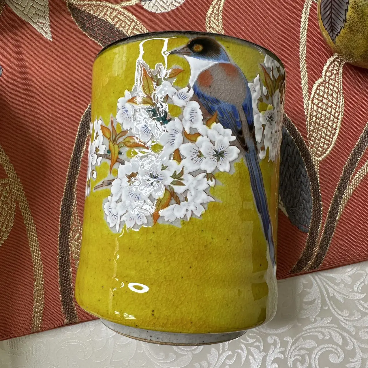 

Jiugu Shao [BEWIN Осака Прямая доставка] ямакура птица чайная чашка 05-332 8, 6x10.9