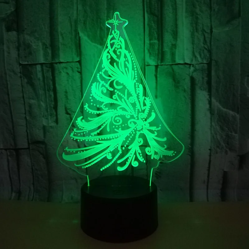 

Acrylic Lamp Christmas Tree Home Furnishing Decoration Christmas Gifts Led Lights for Room Christmas Lights Christmas Decoration