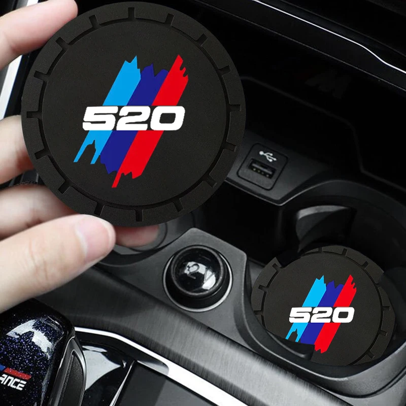 

1pcs Car Water Cup Pad Coaster Non Slip Mat Holder Accessories for BMW 520i F10 G20 530i 320i X3 X5 X6 X7 M2 M3 M4 M5 Z4 E90 E60