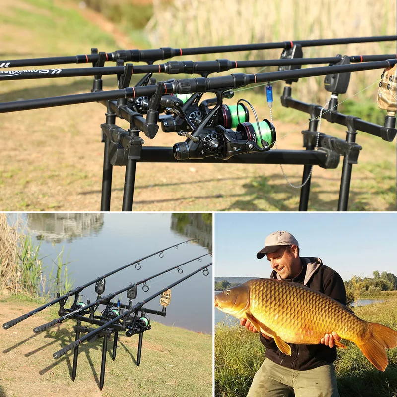 Sougayilang 3m 3.6m Carp Fishing Rod Top Quality Carbon Fiber 6/7 Section Spinning Pole Portable Feeder Hard Pesca |