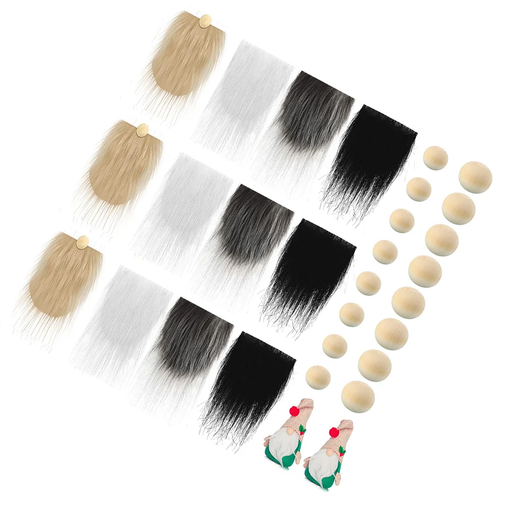 

Beard Gnome Fur Faux Diy Dwarf Gnomesbeardscostume Unfinishedwooden Fabric Wood Material Crafts Fake Making Precut Mini