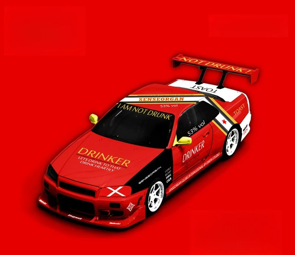 Фото Модель автомобиля MD 1:64 H300 Full Landing Trailer - Drinker Not Drunk 2.0 из сплава, предзаказ №4