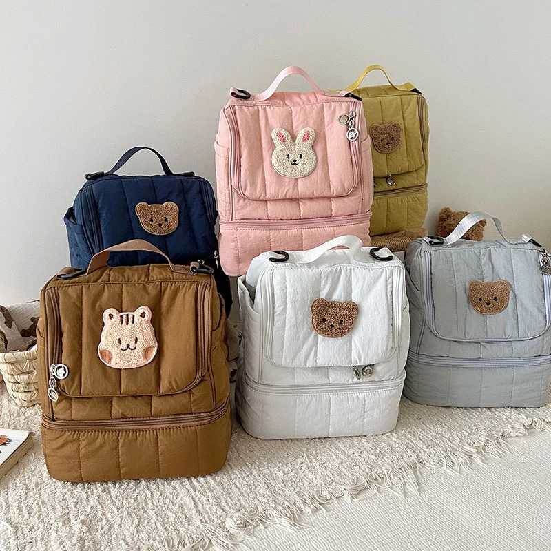 Portable Lightweight Mummy Backpack Maternity Packages Diaper Bag Nappy Organizer Baby Care Milk Bottle Thermal Insulated Bag
