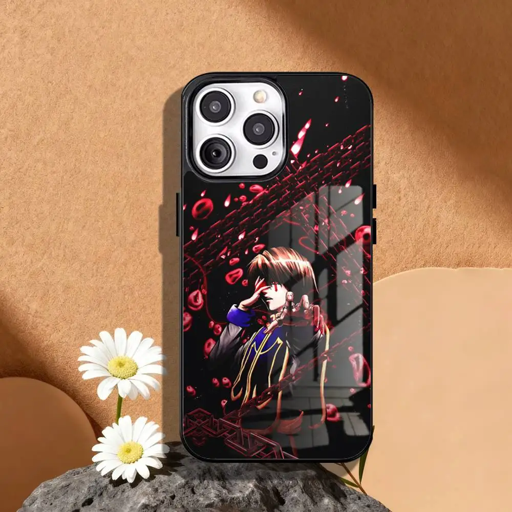 Фото Чехол HUNTER K-Kurapika Kurta для iPhone 17 16 15 14 13 12 11 Pro Max, ультратонкий, с магнитным креплением и функцией отвода тепла №4