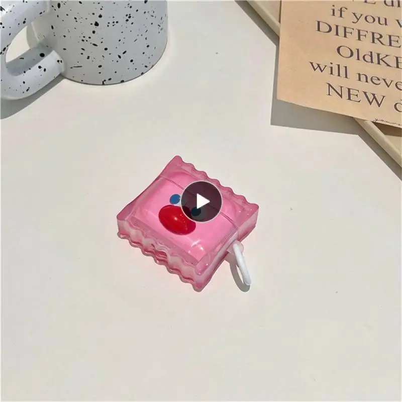 

Fun Protective Sleeve Creative Cute Red Nose Earphone Shell Applicable Airpods Headphone Case Headphone Cover Cartoon Soft Shell