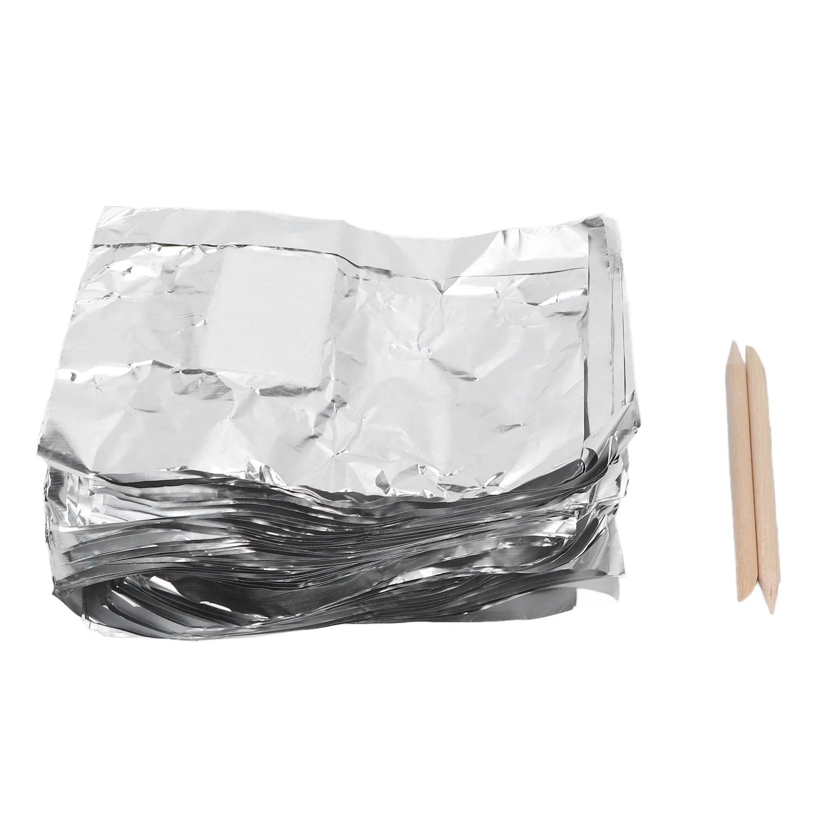 

Liddy 50Pcs/Box Gel Nail Polish Foil Removal Wraps for Fingers Toenails Professional Home DIY Nail Art