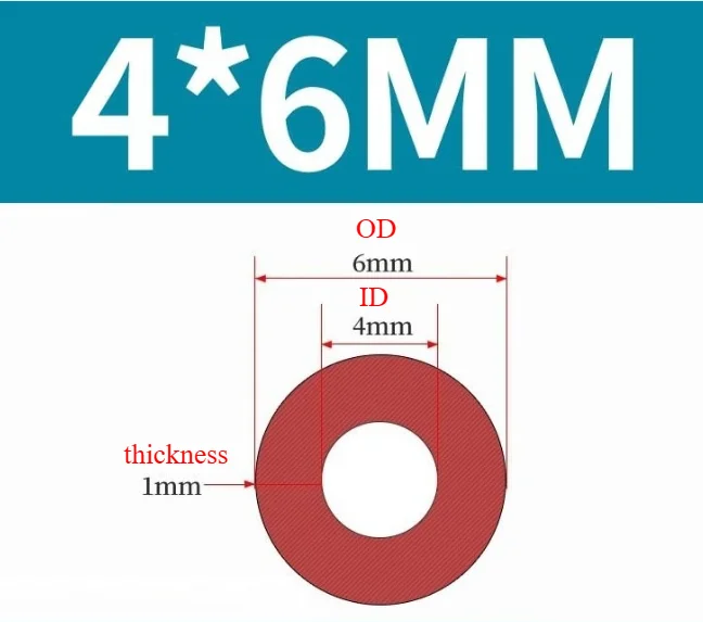 

Красный силиконовый водопроводный шланг 3-50 мм
