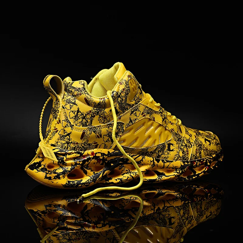 

Новые модные мужские высокие ботинки, модные легкие Молодежные повседневные удобные популярные спортивные ботинки, удобная Уличная обувь для мальчиков для прогулок