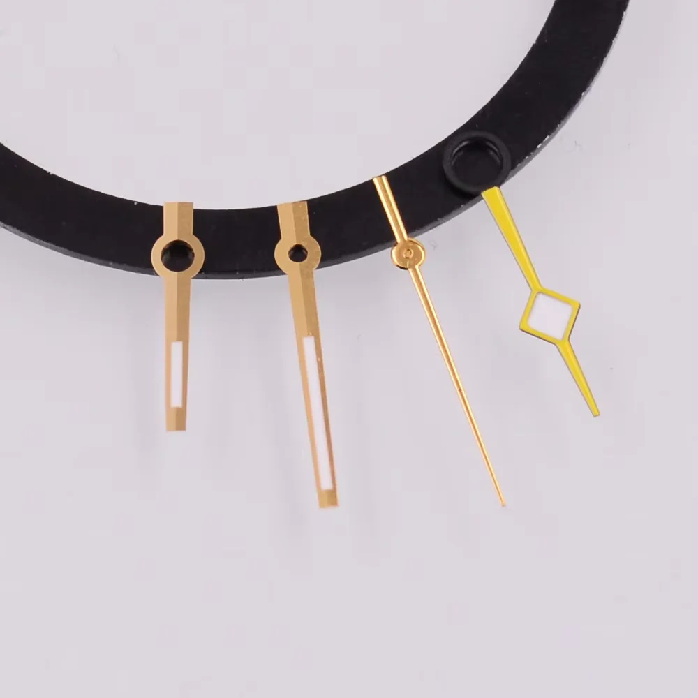 Зеленые светящиеся часы NH34 NH34A с автоматическим механизмом аксессуары для ручных