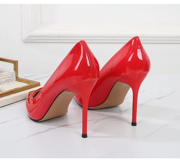 New Summer High Heel Pumps Women Stiletto Solid Casual Model OL Shoes Style High-heeled shoes High Quality Sexy Large Size