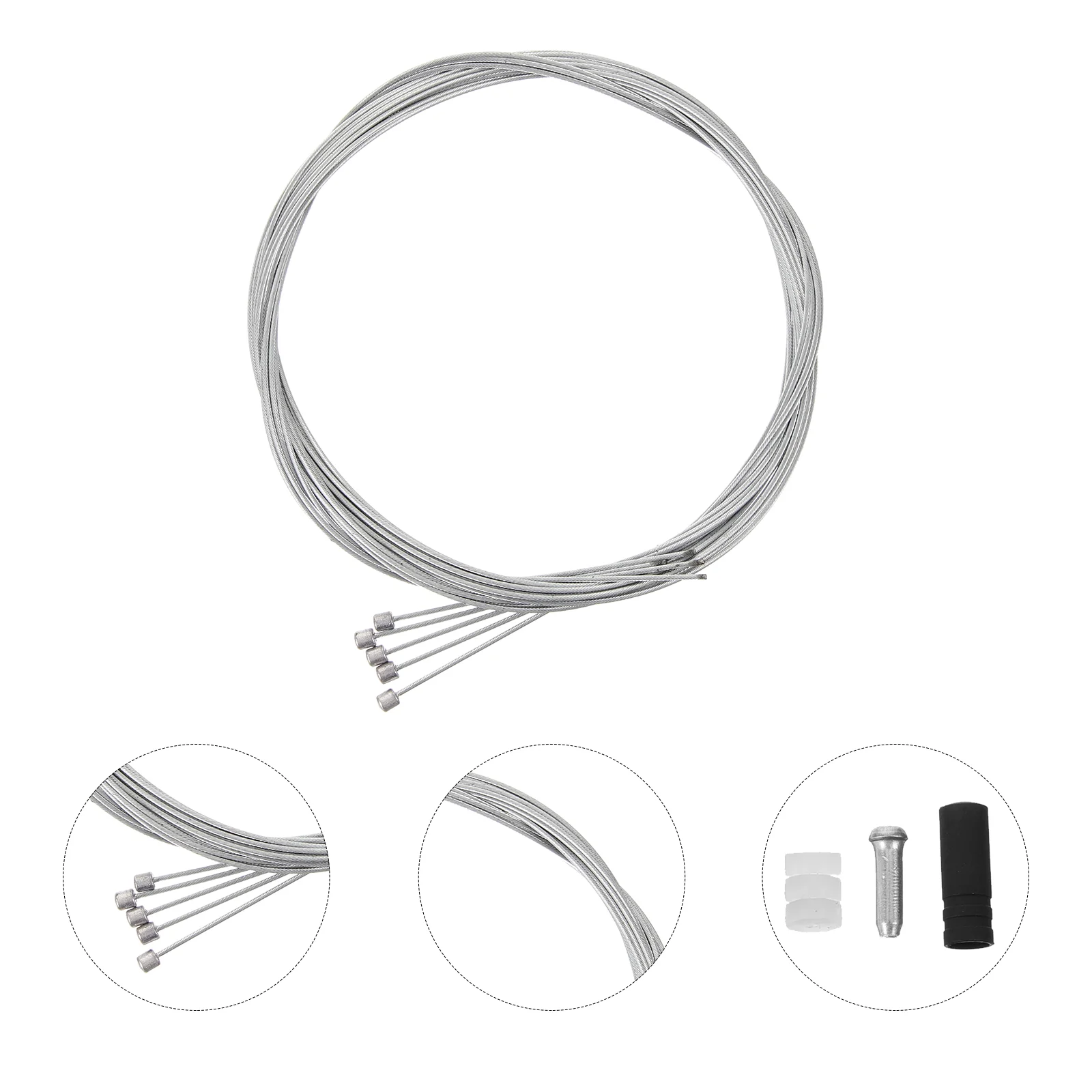 

4 Pcs Brakes Bikes Cable Mountain Cables Stainless Steel Front Bicycles Supplies