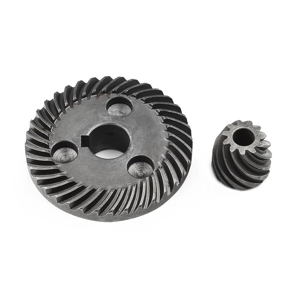 

Replacement Spiral Bevel Gear Angle Grinder Ring Set Silver Spare Supplies Tools Workshop 2pcs For Makita 9553