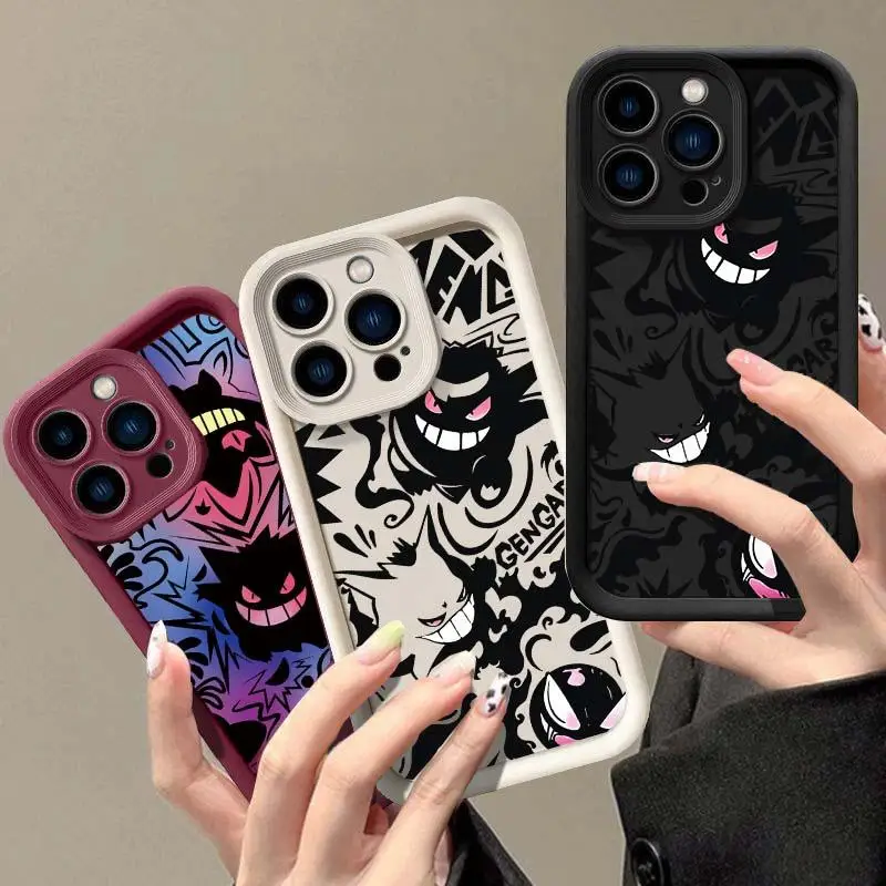 Мягкий силиконовый чехол для Honor 90 телефона с изображением модели Pokemon Gengar Huawei Mate