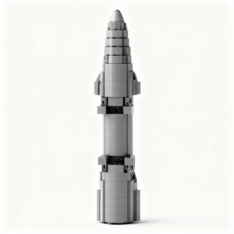Набор строительных блоков MOC из 723 деталей: Модель многоповерхностной единицы (архитектурная игрушка), подарок на день рождения, развивающая коллекция кубиков (art.: 3920dc752c299) - 3920dc752c299