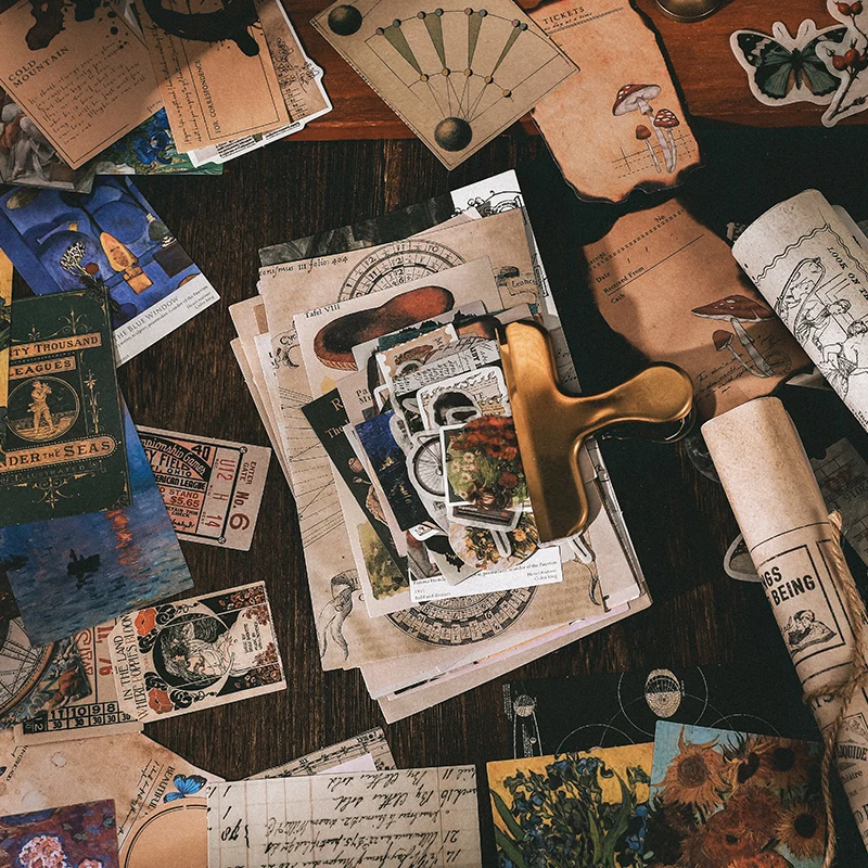 Альбом для стикеров в винтажном стиле 200 шт. |