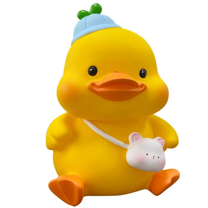 

Копилка креативная Момо-утка может хранить и вывести из себя детскую противоударную копилку большой емкости Милая копилка для смены подаро...