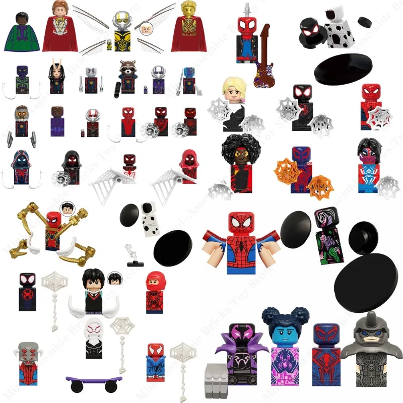 KT1069 KT1072 G0124 Disney Фильмы герои аниме кирпичи куклы мини Экшн игрушки Фигурки сборные детские | Отзывы и видеообзор -1005005872397239