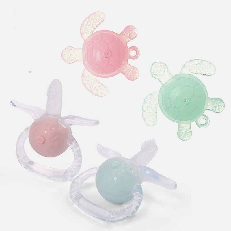 

Молярная палочка, детский Прорезыватель для зубов, антисъемный ручной артефакт, высокотемпературная Варка, мягкая черепаха, жевательный кл...