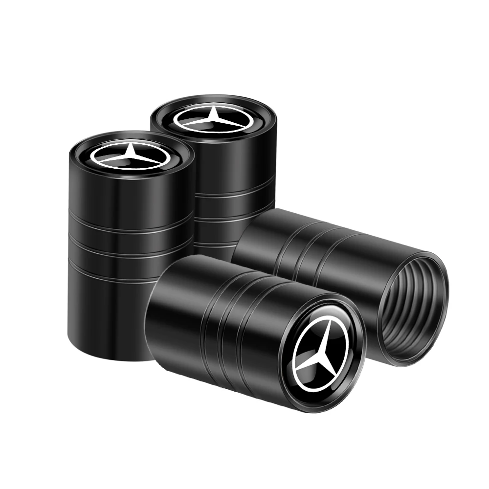 

4 шт., крышка воздушной гайки клапана колеса автомобиля, автомобильные аксессуары для Mercedes Benz W211 W203 W204 W210 W124 AMG W202 CLA W212 W220 W205