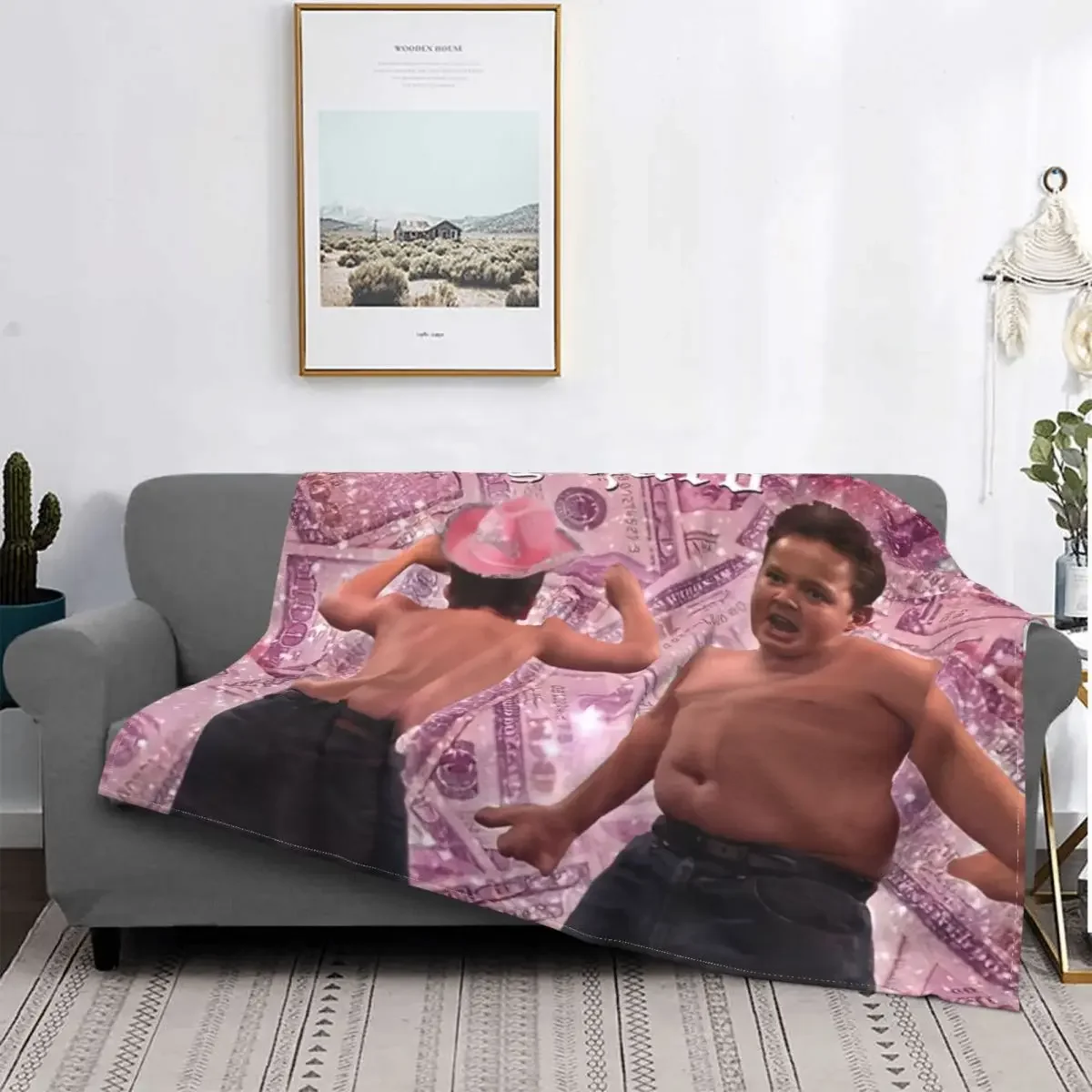 

Гибби вечерние твердое одеяло Флисовое одеяло с забавным сырым мемом ТВ многофункциональное супертеплое одеяло для дома путешествия плюшевое тонкое одеяло