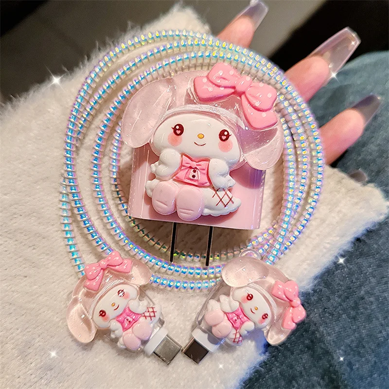 Зарядное устройство Hello Kittys кабель для передачи данных защитный и обмоточный