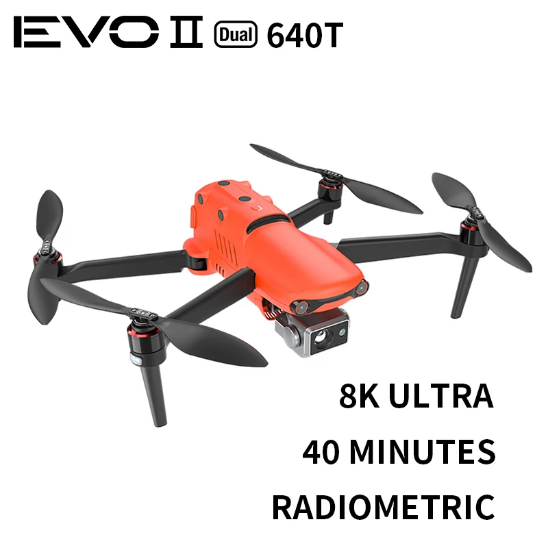 

Autel Robotics EVO 2 Dual Rugged Bundle 640T Drone Temperature Measurement RC Quadcopter 8K HD Gimbal Camera 9KM Transmission
