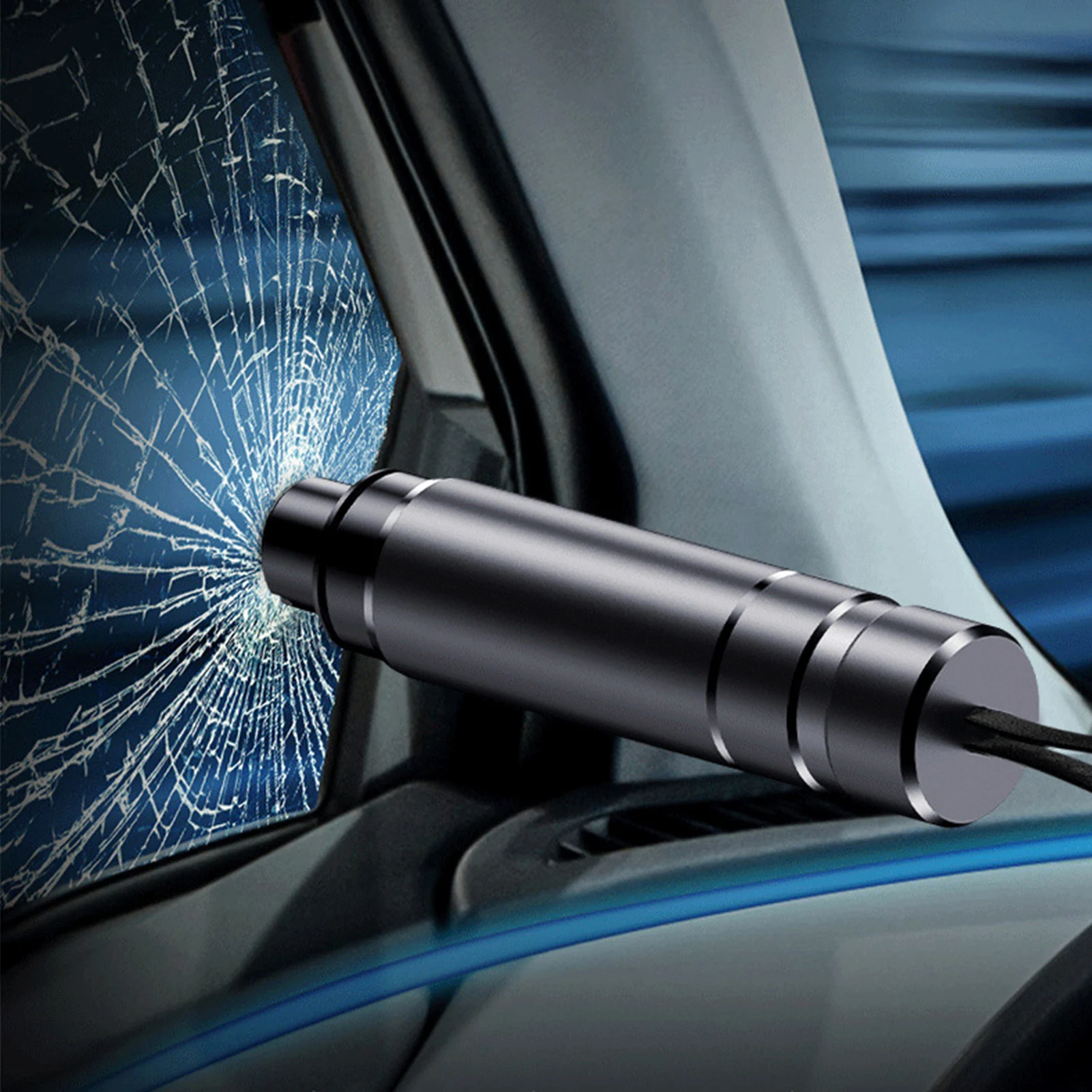 

2 In 1 Car Safety Hammer Auto Emergency Glass Window Breaker Seat Belt Cutter Emergency Safety Escape Rescue Tool