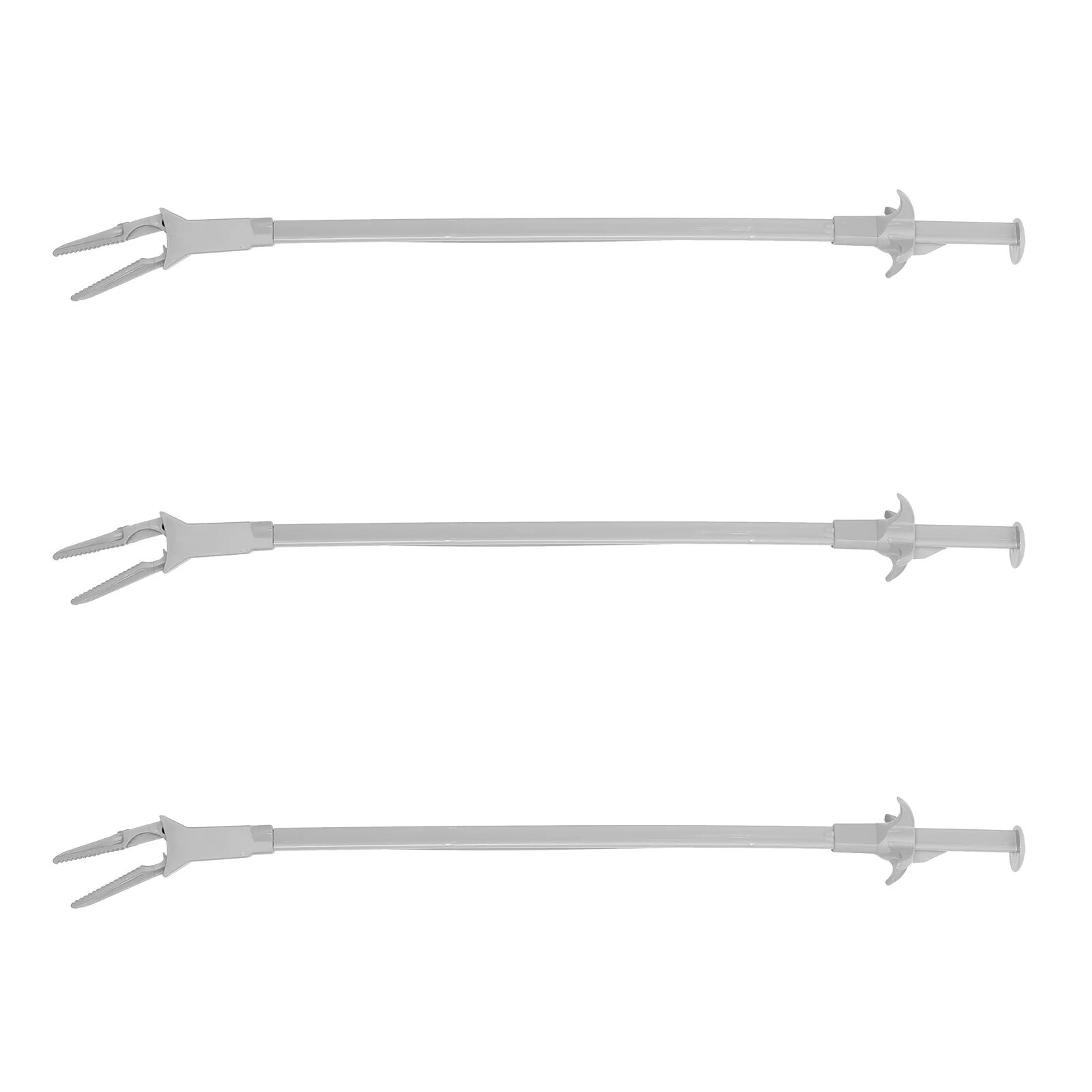 3 Pcs Household Feeding Tongs Glass Cleaner Tool Grabber Tool Aquascaping Household Aquarium Tongs Reptile Accessories