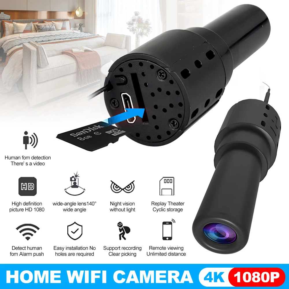 

Wi-Fi мини-камера ночного видения 1080p HD микро-диктофон беспроводные мини-видеокамеры IP-камера видеонаблюдения