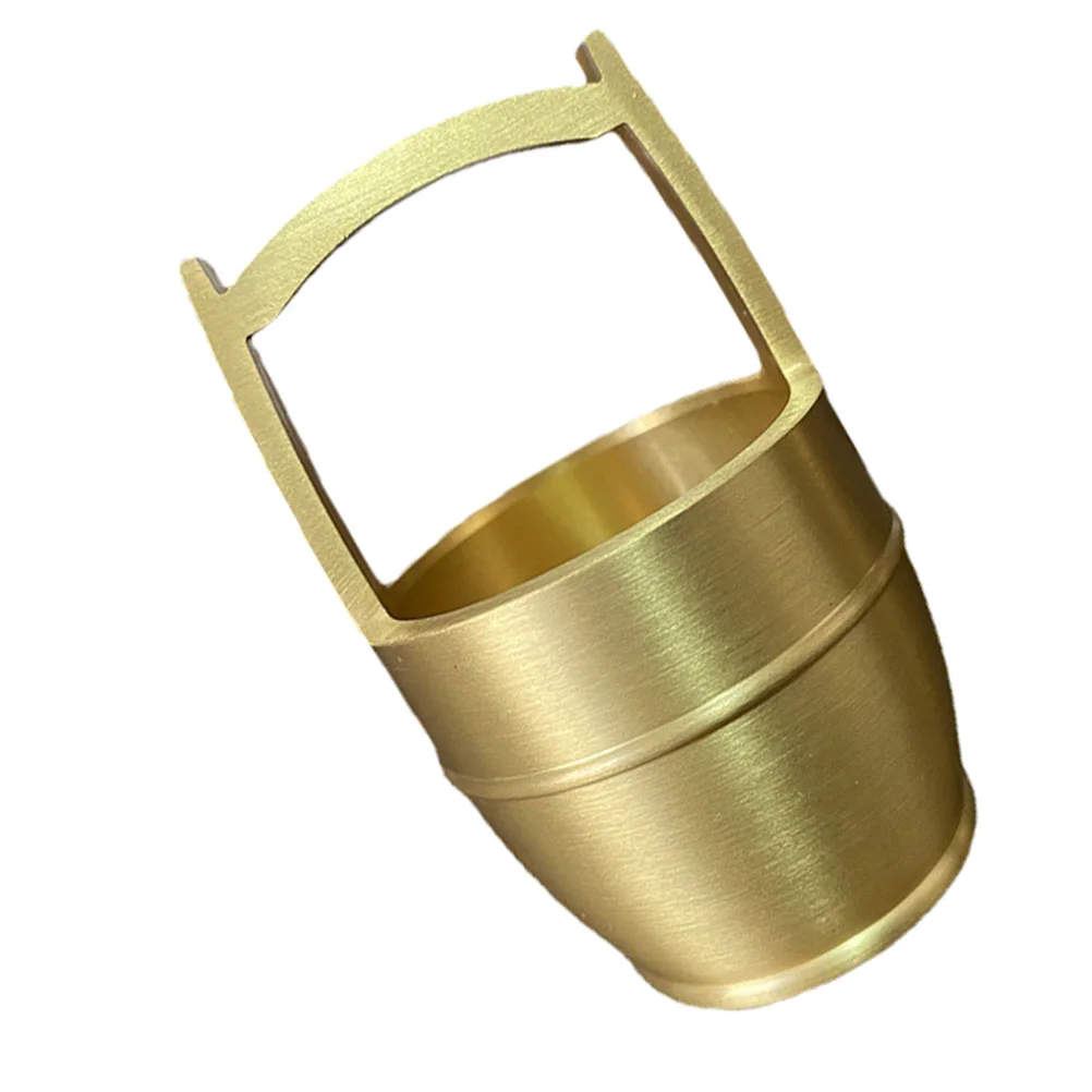 

Creative Copper Bucket Shape Desktop Office Housewarming Bucket Decoration