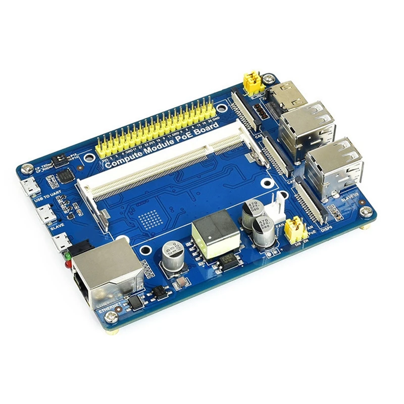 Для Raspberry Pi CM3 Poe USB плата расширения Ethernet GPIO коммутационный модуль HAT для