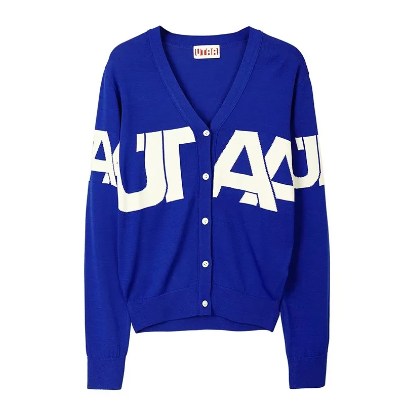 Golf Clothing Golf Women's Suit Autumn Ice Silk Knit Sweater Women's Jacket with Short Skirt