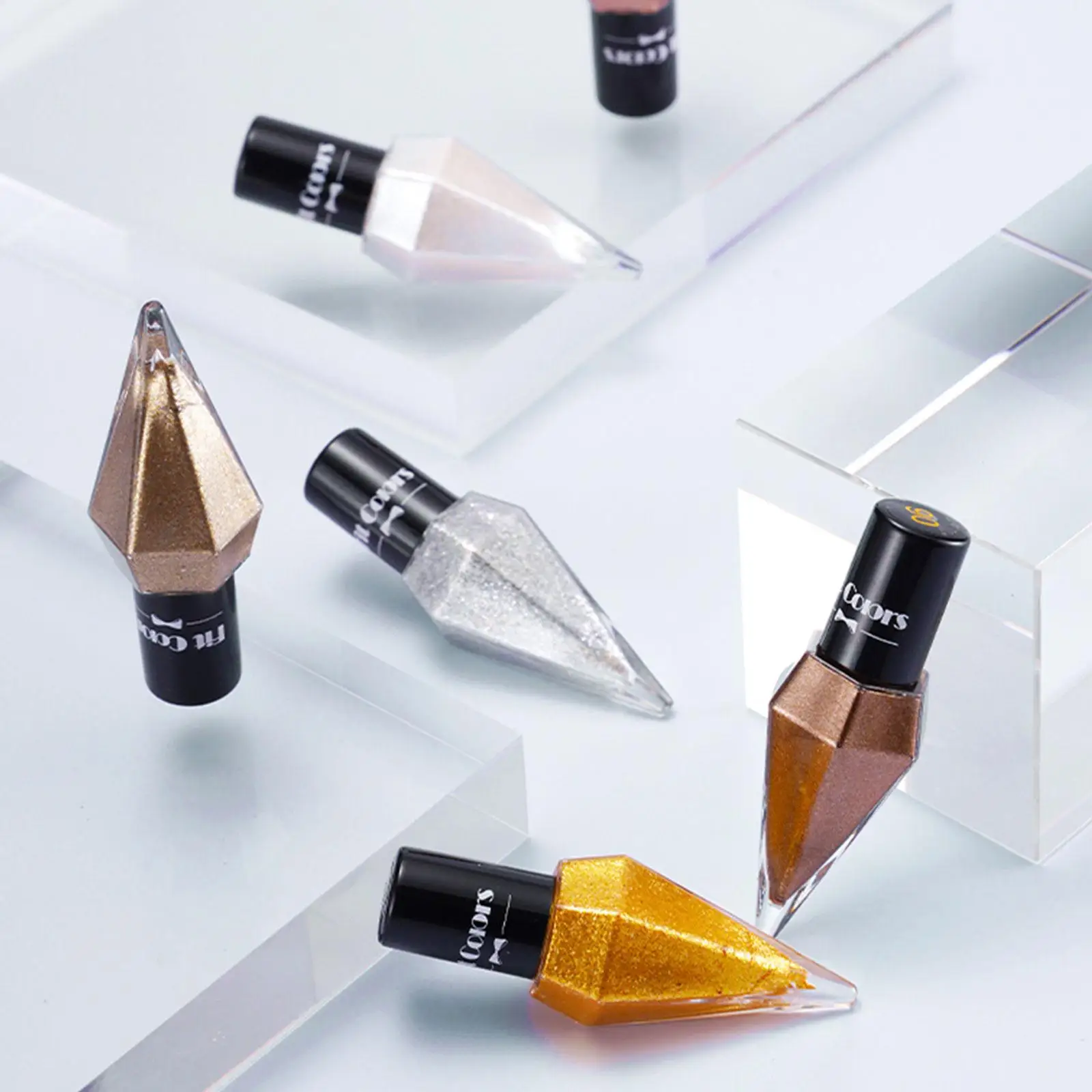 6pcs/set Eye Shadow Pearlescent Diamond Eye Shadow Liquid 5-color Sequins MakeUp Smooth Mini Fine Brush Eyeliner Shine And Head 6 6pcs/set Eye Shadow Pearlescent Diamond Eye Shadow Liquid 5-color Sequins MakeUp Smooth Mini Fine Brush Eyeliner Shine And Head 6