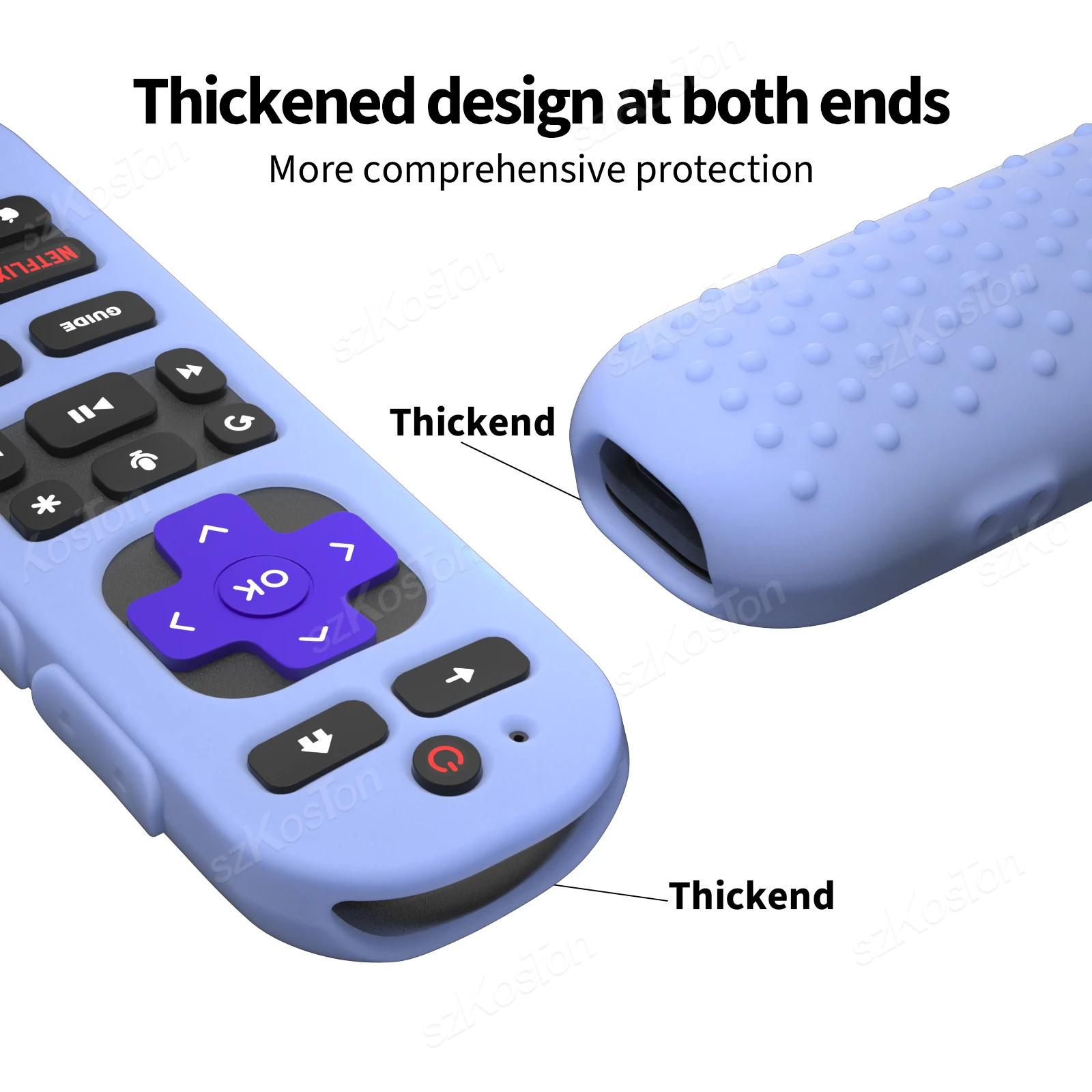 Силиконовый защитный чехол с дистанционным управлением для Roku Voice Remote Pro 2nd