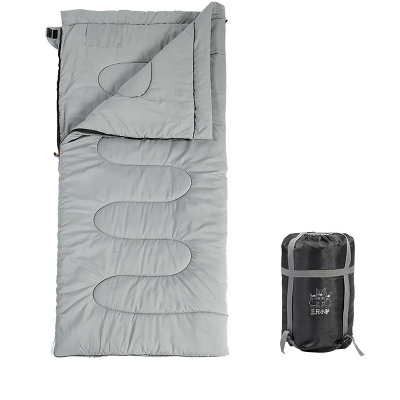 Portable Camping Sleeping Bag Washable Outdoor Thickened Sleeping Bags Spliceable Multi-function Travel Bedding