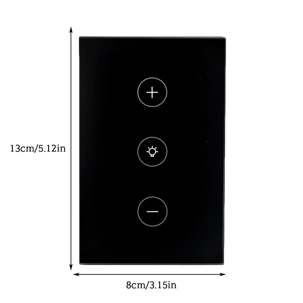 

Tuya Smart Switch WiFi Wireless Dimming Lamp Switch Remote Control Home Appliance Light On-off US White