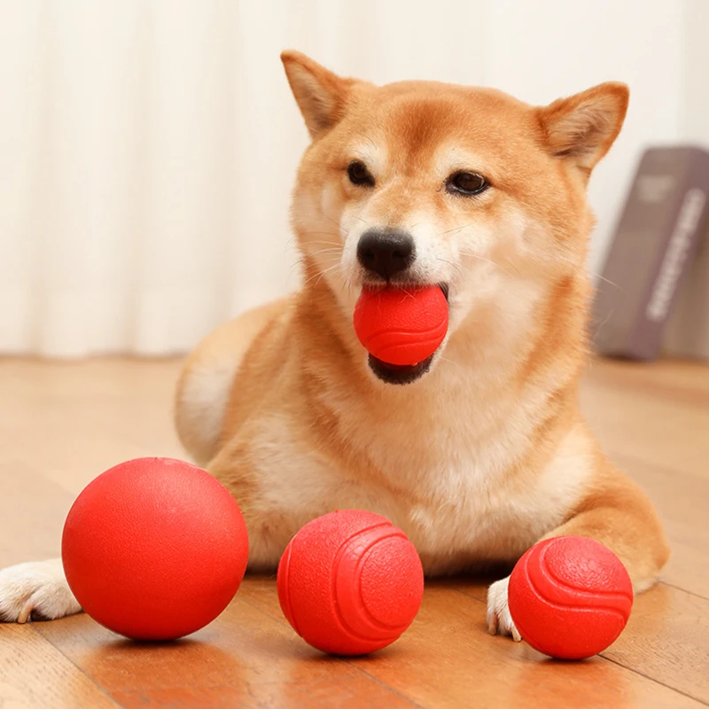 MADDEN S-XL Sizes Solid Rubber Balls Bouncy Ball Bite Resist