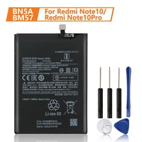new replacement battery bn5a for xiaomi mi redmi note 10 bm57 for xiaomi mi redmi note 10 pro phone battery 5000mah