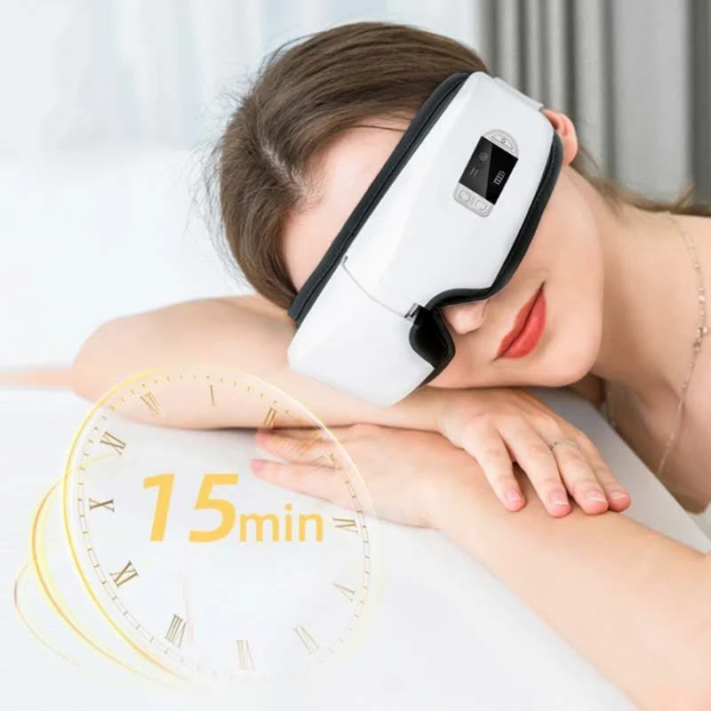 

Electric Eye Massager Eye Care Device Wrinkle Fatigue Relieve Vibration Massage Hot Compress Therapy Glasses