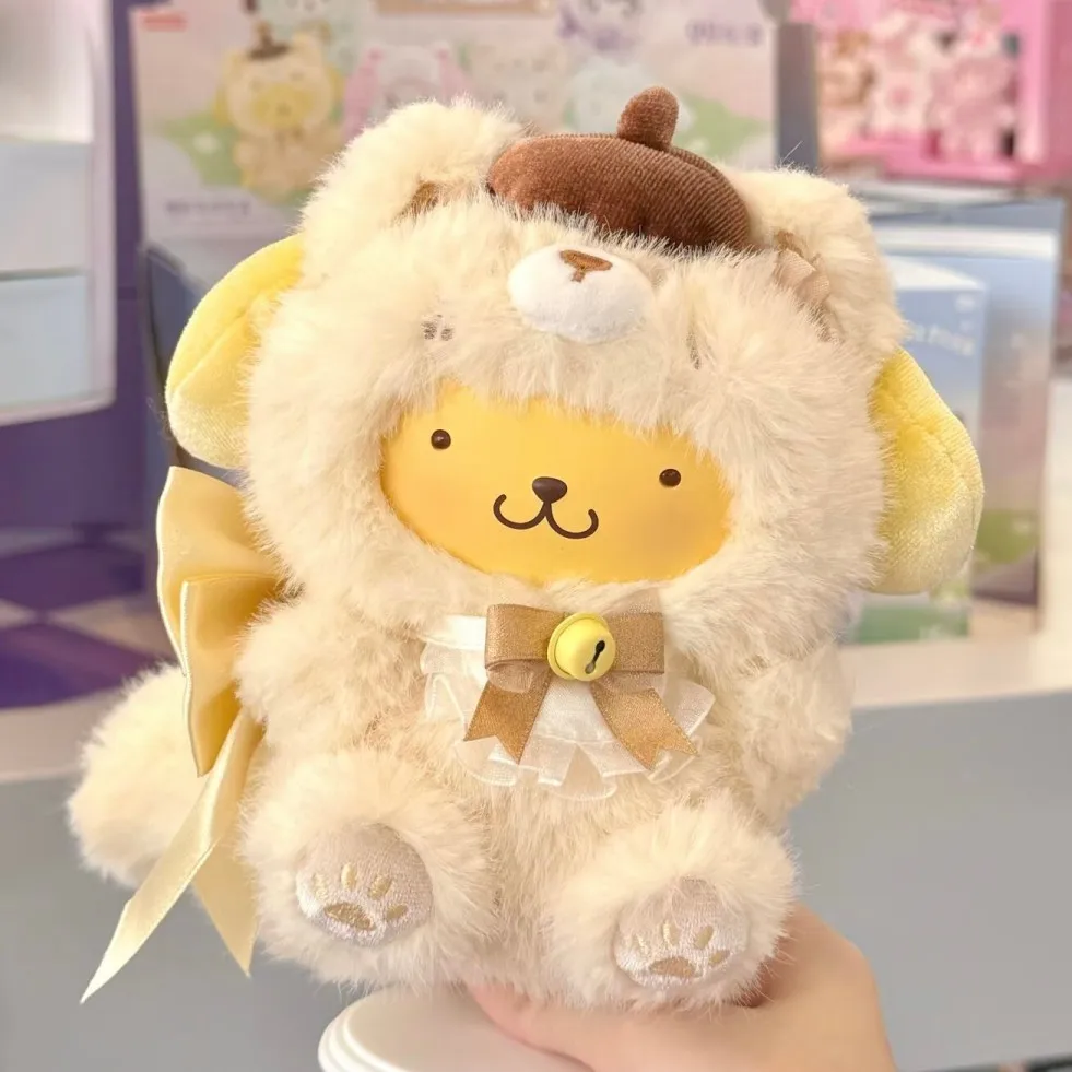 Фото Miniso Sanrio персонажи Fox Island плюшевая серия слепая коробка Pochacco Cinnamoroll Melody Kuromi аниме виниловые куклы Декор кулон №5