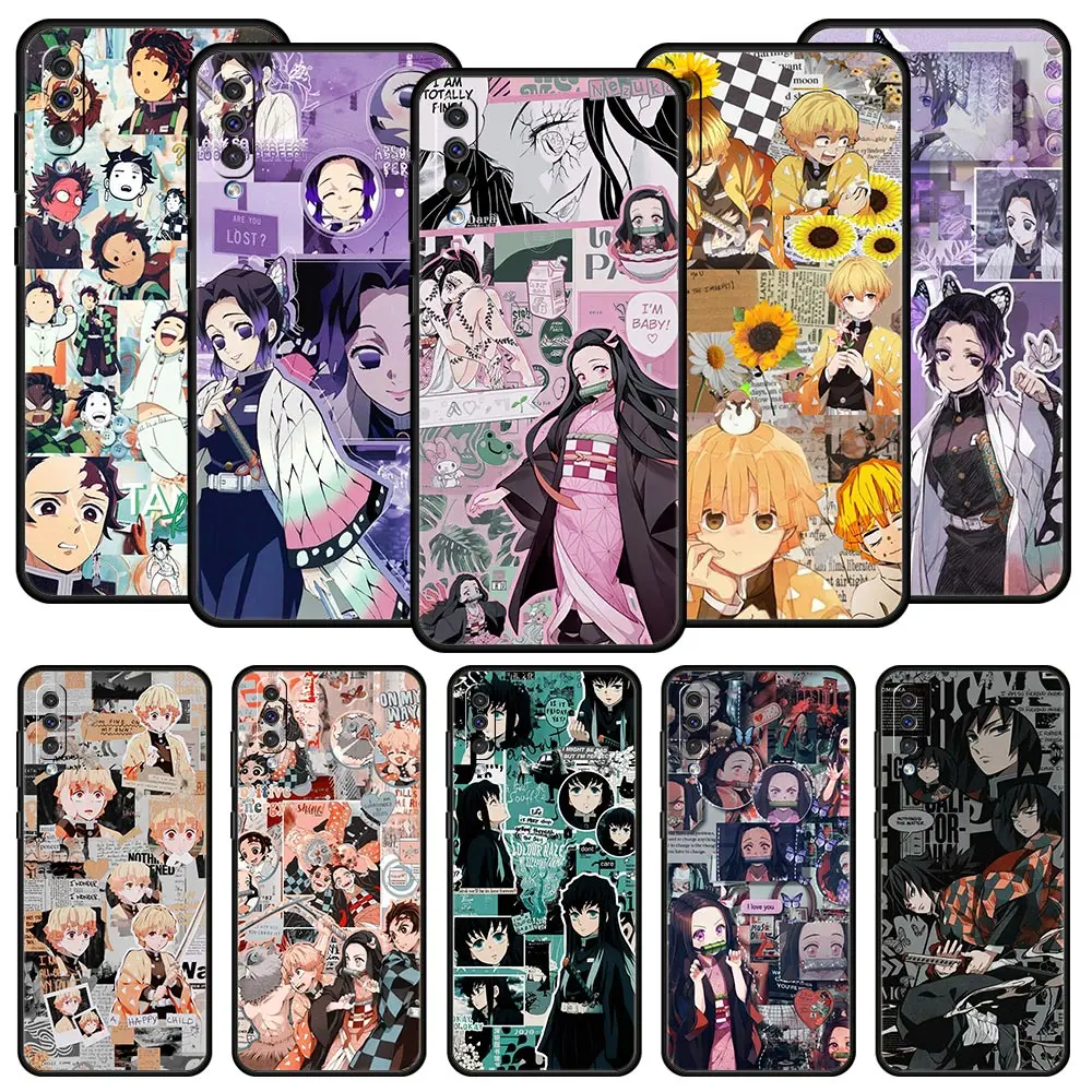 

Чехол для телефона Kimetsu no Yaiba, чехол для Samsung A52s, A12, A32, A50, A70, A20E, A20S, A10, A10S, A22, A30, A40, A53, 5G A02S, A04s