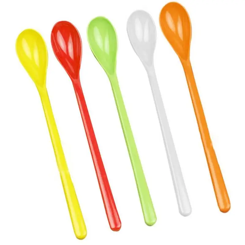 1 шт. десертные ложки с длинной пластиковой ручкой | Дом и сад