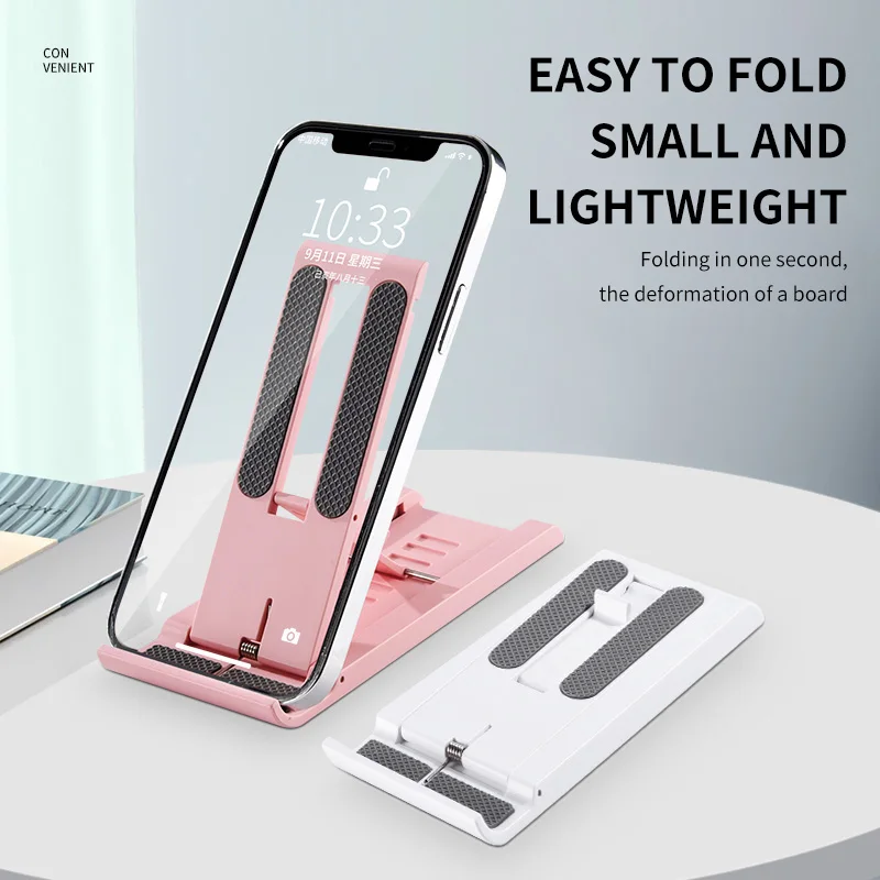 Portable Phone Stand Adjustable Foldable Tablet Mount Desktop Phone Holder Cradle Dock for IPhone 11 Pro XS Max XR Support Desk