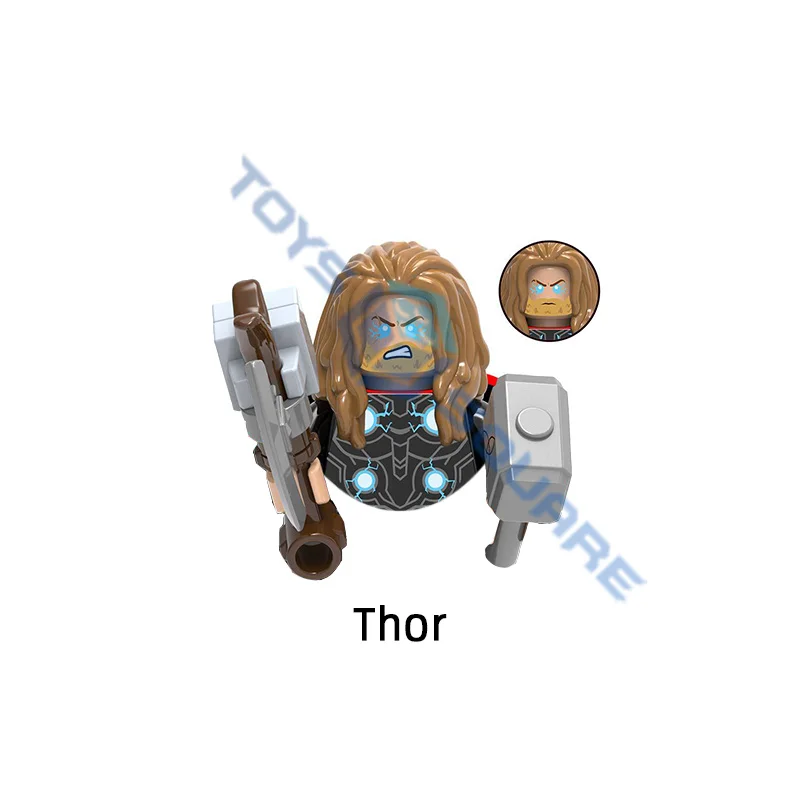 The Captain War Iron Machine Ancient One Thor Pepper Model Building Blocks MOC Bricks Set Gifts Toys For Children images - 6