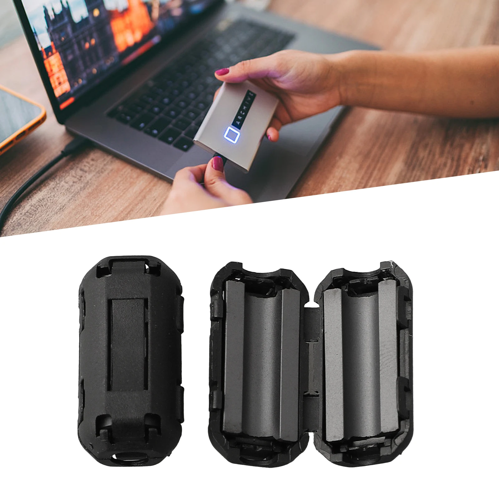 10 шт. 3 5/5/7/9/13 мм тороидальный сердечник ферритовый зажим для шарика дроссель RFI