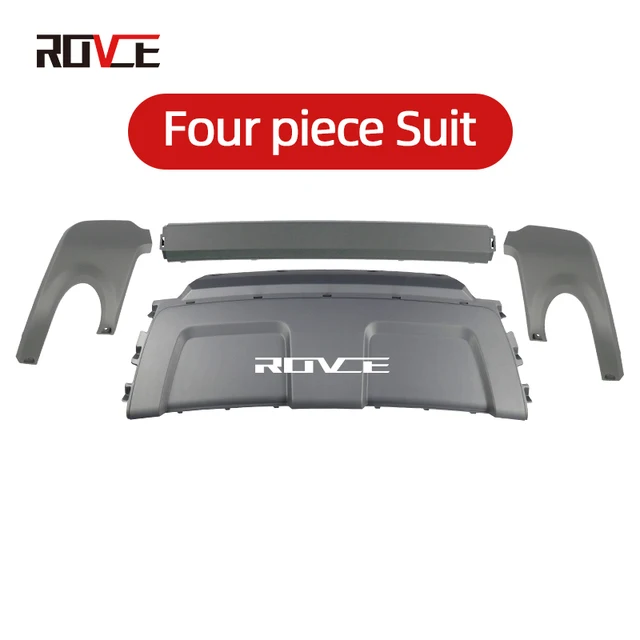 

Вставка для заднего бампера ROVCE, выхлопная труба для Land Rover Range Rover Evoque 2012-2019, автомобильные аксессуары престижного стиля