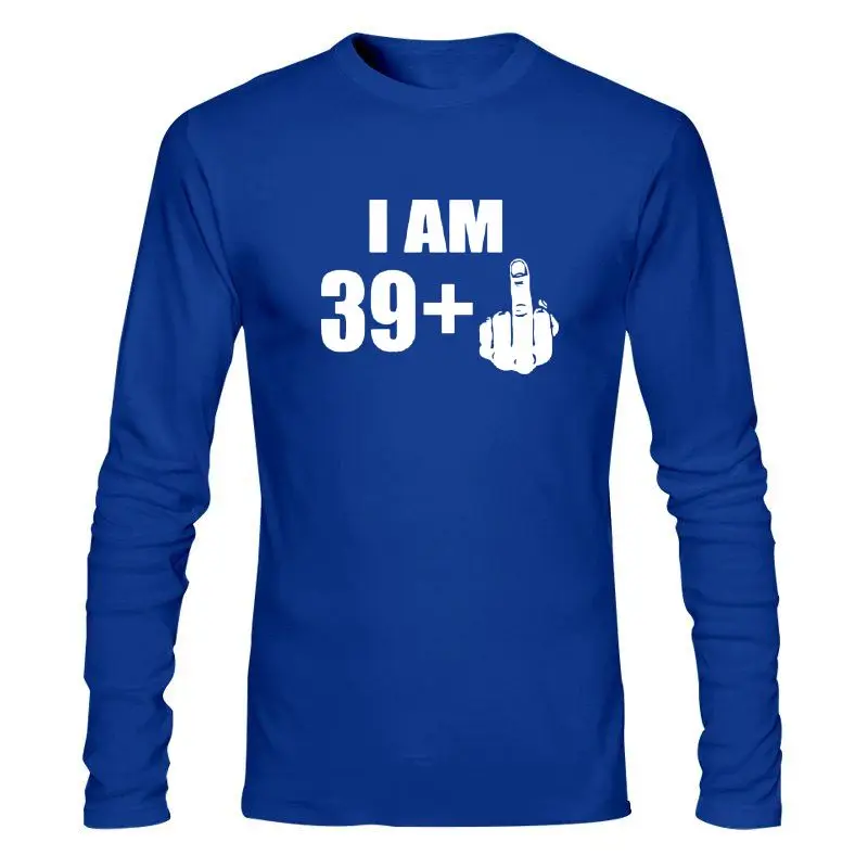 

Man Clothing I Am 40 Years Old Birthday Funny Middle Finger T-Shirt