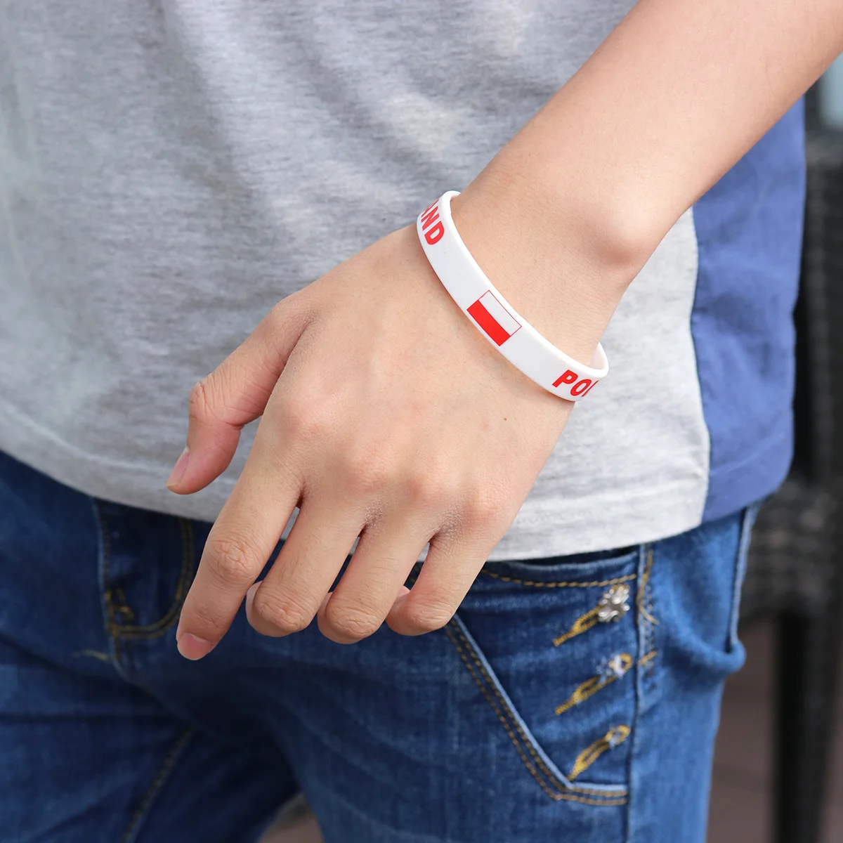 6 шт. экологически чистый браслет сельский удобный с флагом страны перу